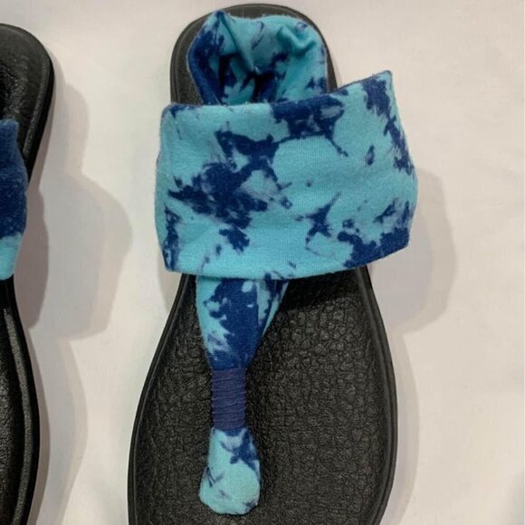 sanuk wrap sandal. Teal/black. Brand new. Size 6. Woman’s shoe. - Picture 2 of 9